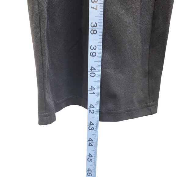 Mens Black Dress Pants Size 38W 30L Polyester & Elastane Blend - Picture 7 of 8